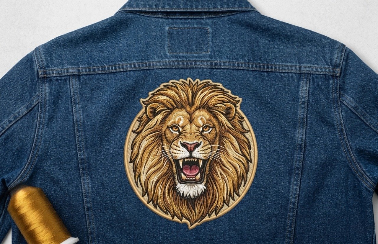 Jacket Back Embroidery Design