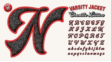Small Letter Text Embroidery Design